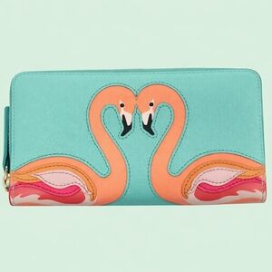 Kate Spade Turquoise Flamingo Wallet